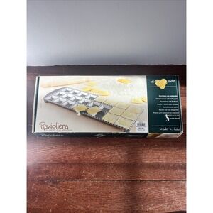 Eppicotispai  Aluminum Square Ravioli Mold  Made in Italy‎ Open Box Missing Pin